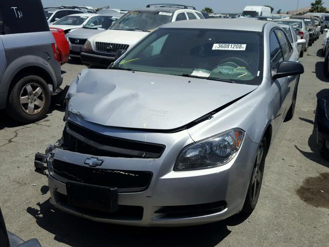 1G1ZA5E05CF171928 - 2012 CHEVROLET MALIBU LS SILVER photo 2