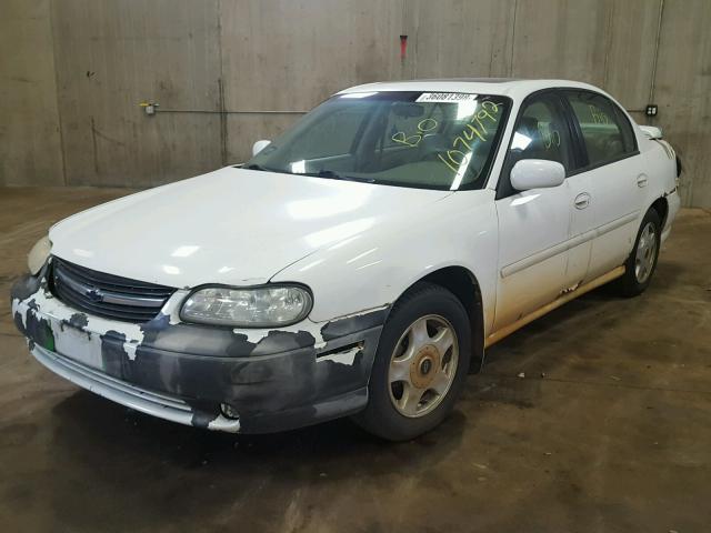 1G1NE52J116168330 - 2001 CHEVROLET MALIBU LS WHITE photo 2