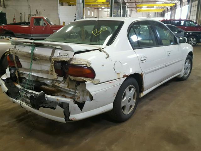 1G1NE52J116168330 - 2001 CHEVROLET MALIBU LS WHITE photo 4