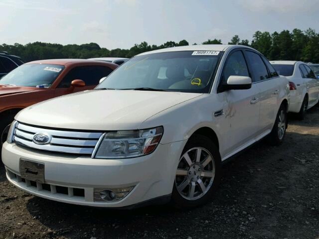 1FAHP24W59G101442 - 2009 FORD TAURUS SEL WHITE photo 2