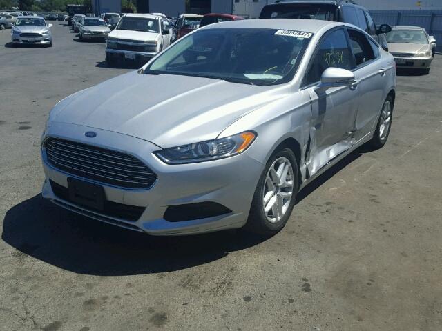 3FA6P0H75GR149723 - 2016 FORD FUSION SE SILVER photo 2