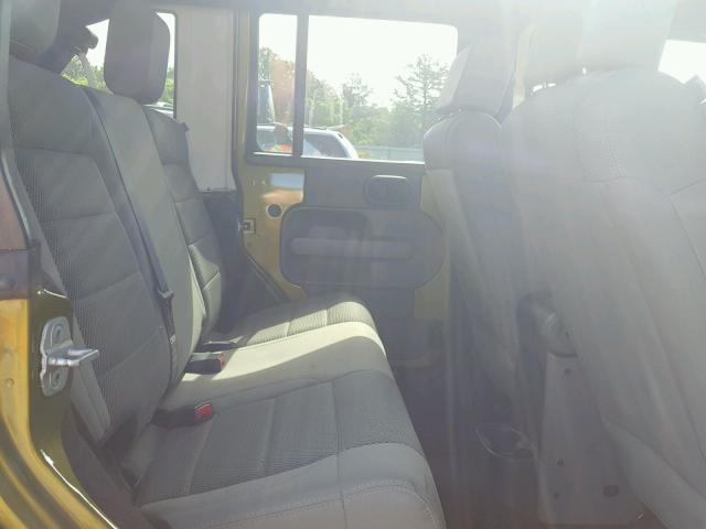 1J8GA591X7L122077 - 2007 JEEP WRANGLER S GREEN photo 6