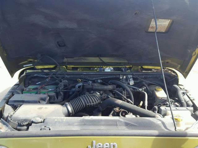 1J8GA591X7L122077 - 2007 JEEP WRANGLER S GREEN photo 7