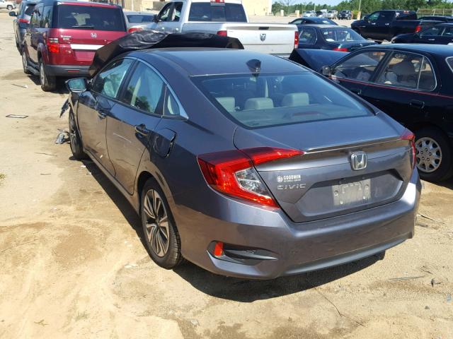 19XFC1F71GE001137 - 2016 HONDA CIVIC EXL GRAY photo 3
