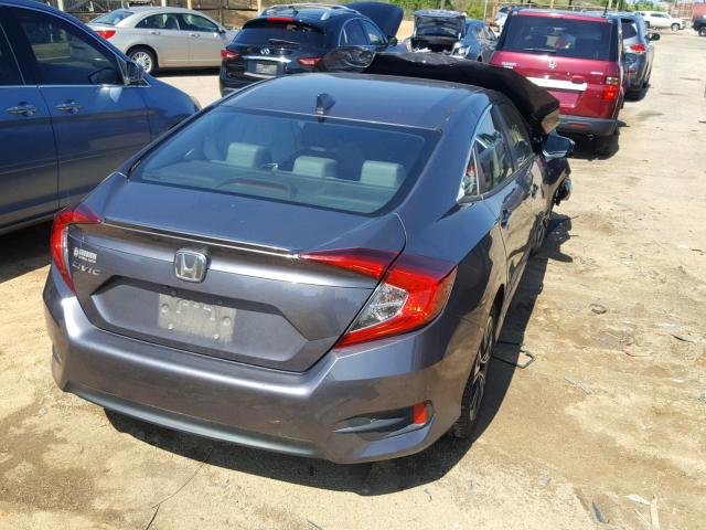 19XFC1F71GE001137 - 2016 HONDA CIVIC EXL GRAY photo 4
