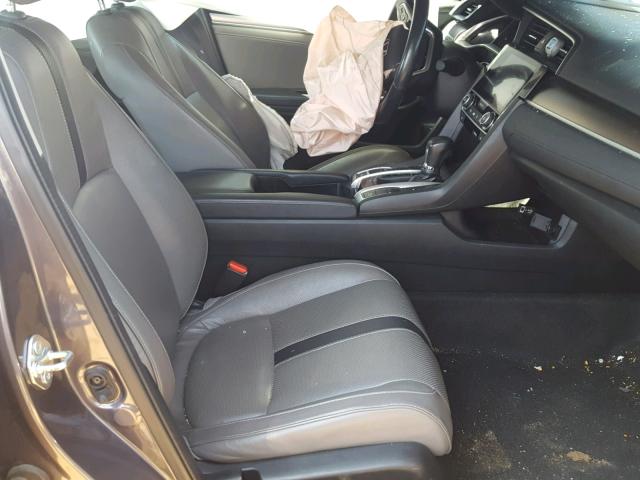 19XFC1F71GE001137 - 2016 HONDA CIVIC EXL GRAY photo 5