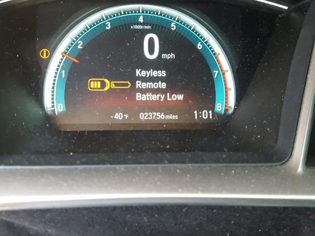 19XFC1F71GE001137 - 2016 HONDA CIVIC EXL GRAY photo 8