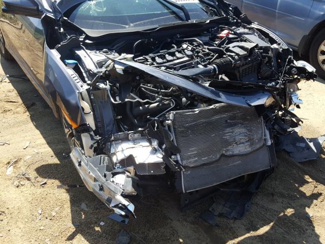 19XFC1F71GE001137 - 2016 HONDA CIVIC EXL GRAY photo 9