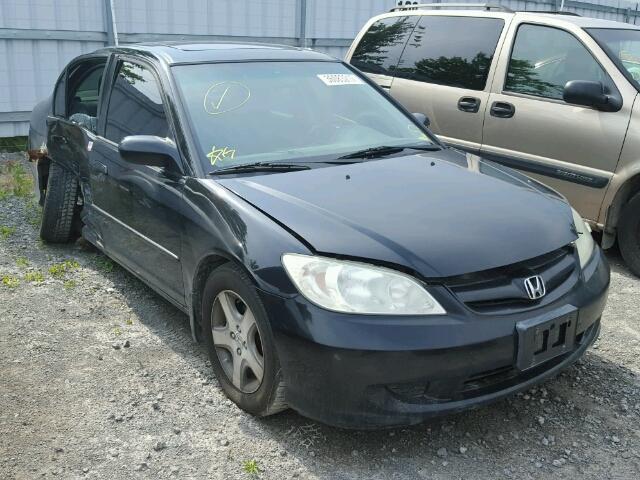 2HGES16854H916811 - 2004 HONDA CIVIC SI BLACK photo 1