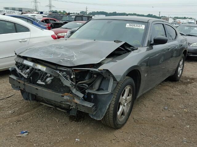 2B3KK33V79H589411 - 2009 DODGE CHARGER SX GRAY photo 2