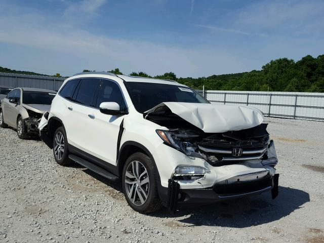 5FNYF6H04HB041236 - 2017 HONDA PILOT ELIT WHITE photo 1