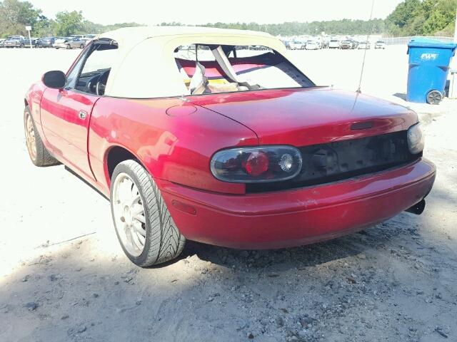 JM1NA351XL0126621 - 1990 MAZDA MX-5 MIATA RED photo 3