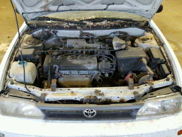 1NXAE09B8SZ321351 - 1995 TOYOTA COROLLA LE WHITE photo 7