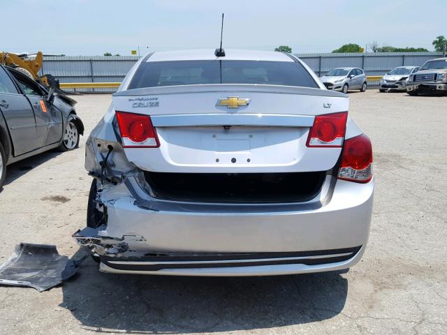 1G1PD5SB3F7256026 - 2015 CHEVROLET CRUZE LT SILVER photo 9