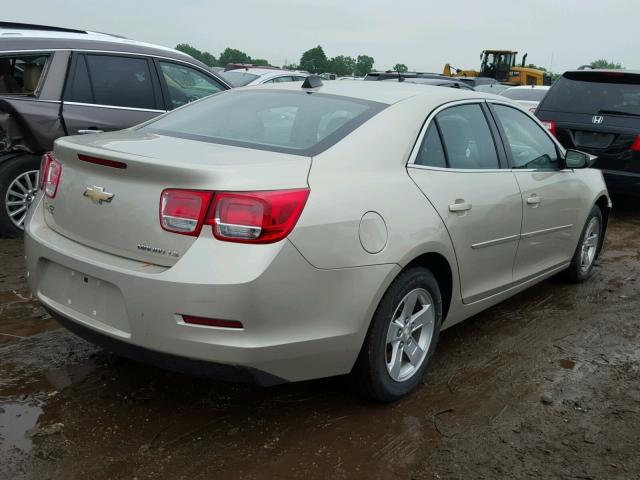 1G11B5SL1EF106098 - 2014 CHEVROLET MALIBU LS ოქროსფერი ფოტო 4