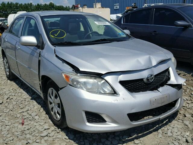 2T1BU4EEXAC327540 - 2010 TOYOTA COROLLA BA SILVER photo 1