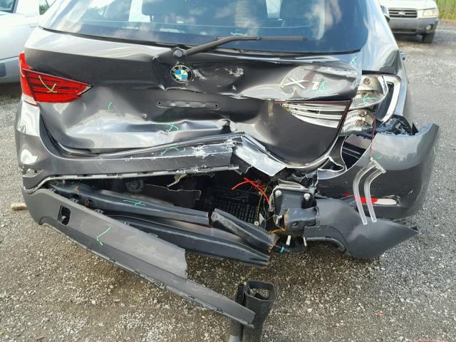 WBAVL1C57FVY26461 - 2015 BMW X1 XDRIVE2 GRAY photo 9