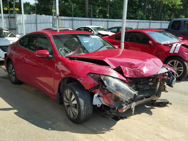 1HGCS12768A012703 - 2008 HONDA ACCORD EX RED photo 1