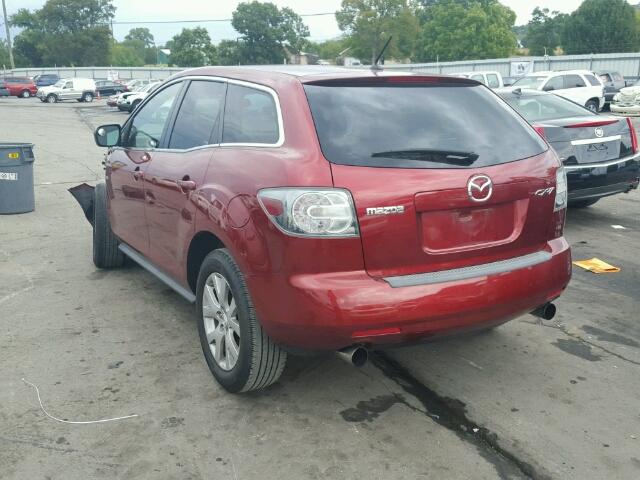 JM3ER293170138474 - 2007 MAZDA CX-7 RED photo 3