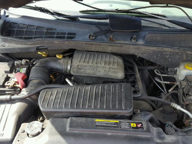 1D8HB58NX4F116692 - 2004 DODGE DURANGO LI GRAY photo 7