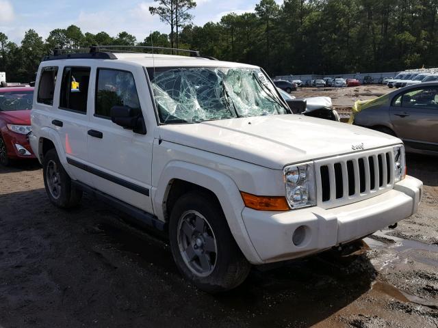 1J8HG48N16C199419 - 2006 JEEP COMMANDER WHITE photo 1