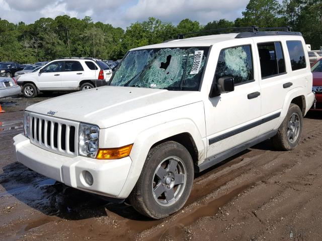1J8HG48N16C199419 - 2006 JEEP COMMANDER WHITE photo 2