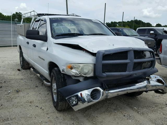 3D7KR28C25G845353 - 2005 DODGE RAM 2500 S WHITE photo 1
