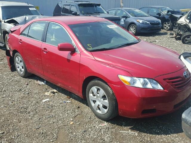 4T1BE46KX8U255667 - 2008 TOYOTA CAMRY CE RED photo 1