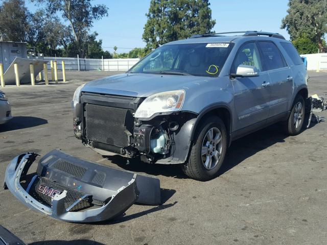 1GKER23778J274080 - 2008 GMC ACADIA SLT ლურჯი ფოტო 2