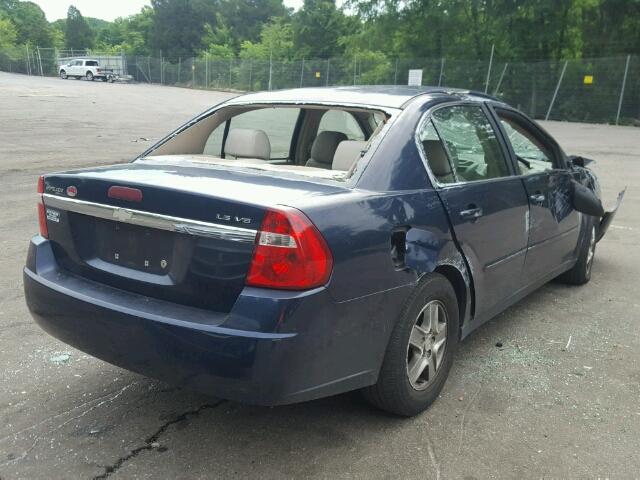 1G1ZT54844F208308 - 2004 CHEVROLET MALIBU LS Mavi foto 4