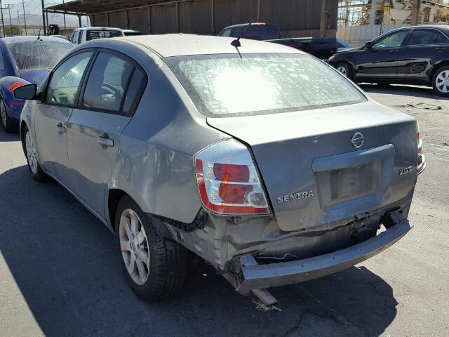 3N1AB61E17L661032 - 2007 NISSAN SENTRA 2.0 GRAY photo 3