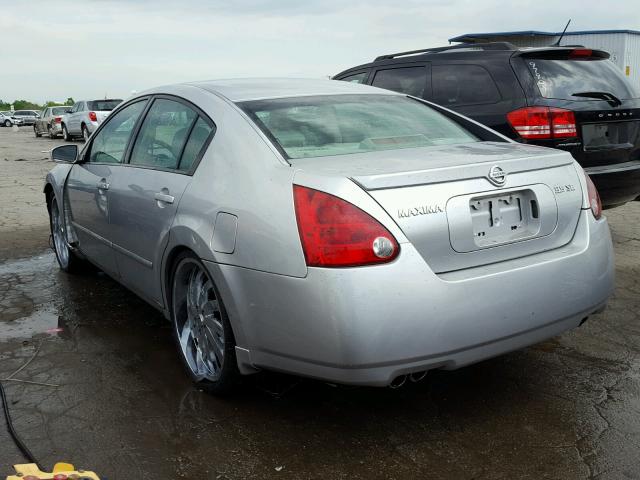 1N4BA41EX4C850932 - 2004 NISSAN MAXIMA SE SILVER photo 3