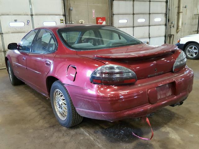 1G2WK52J7YF346485 - 2000 PONTIAC GRAND PRIX RED photo 3