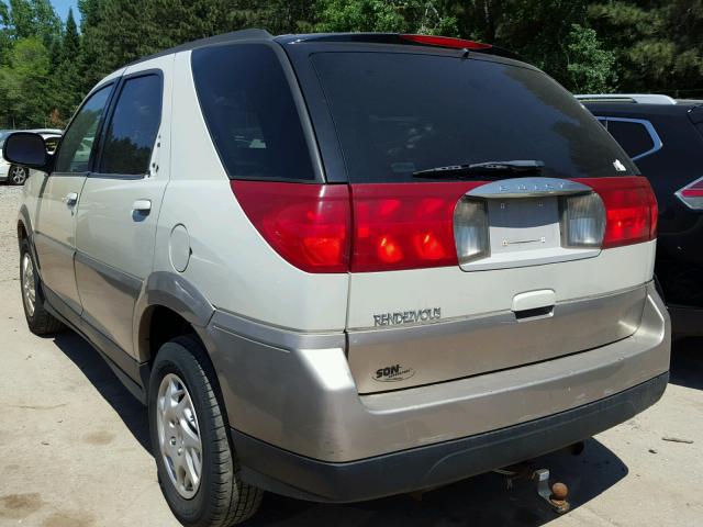 3G5DA03E14S560282 - 2004 BUICK RENDEZVOUS CREAM photo 3