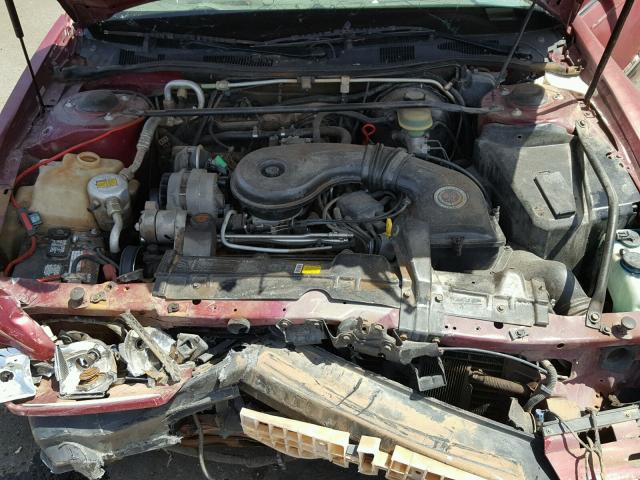 1G6EL12B6PU609634 - 1993 CADILLAC ELDORADO RED photo 7