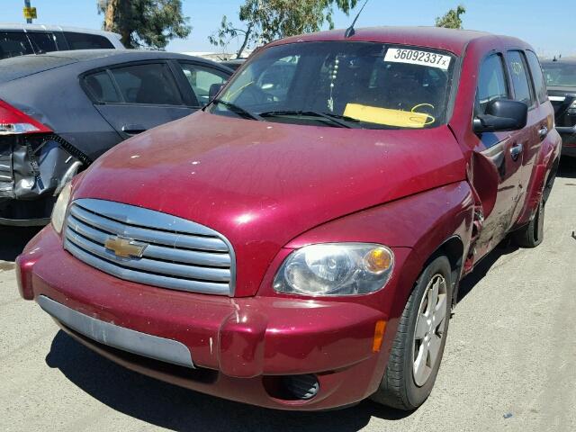 3GNDA13D67S569772 - 2007 CHEVROLET HHR LS RED photo 2