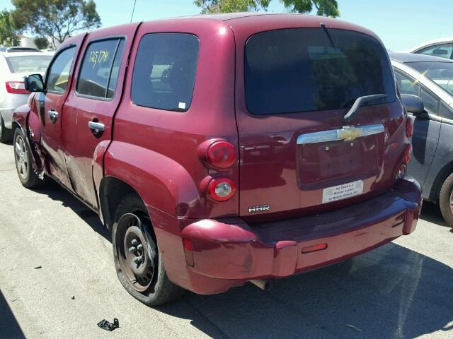 3GNDA13D67S569772 - 2007 CHEVROLET HHR LS RED photo 3