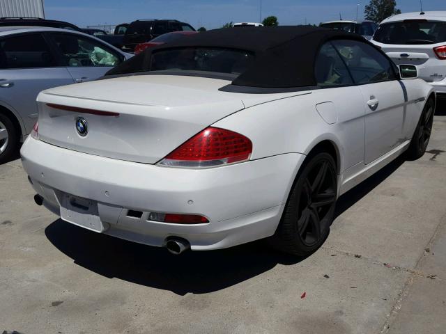 WBAEK73415B326695 - 2005 BMW 645 CI AUT WHITE photo 4