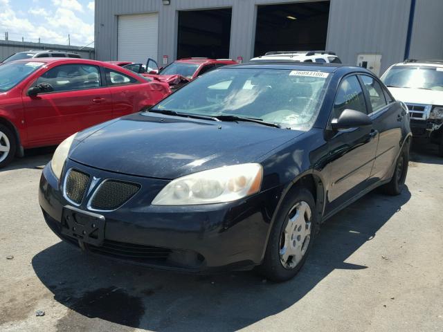 1G2ZF55B664181365 - 2006 PONTIAC G6 SE BLACK photo 2