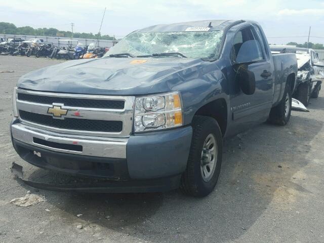 1GCEC19C69Z182361 - 2009 CHEVROLET SILVERADO BLUE photo 2