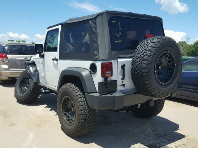 1C4AJWAG7GL288978 - 2016 JEEP WRANGLER S WHITE photo 3