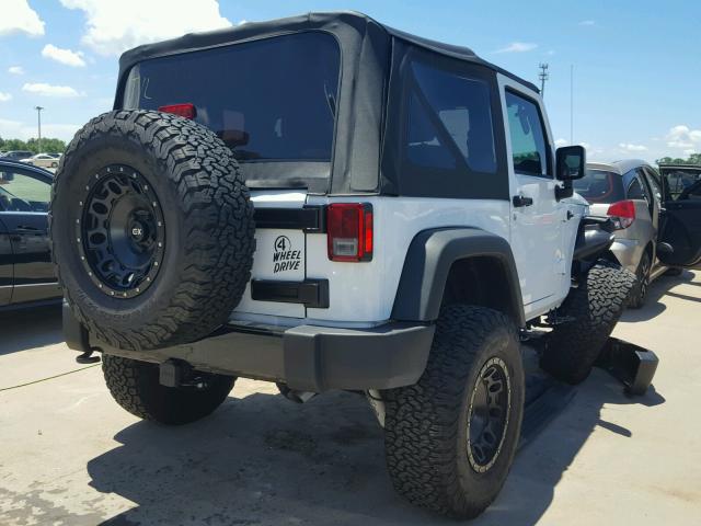 1C4AJWAG7GL288978 - 2016 JEEP WRANGLER S WHITE photo 4