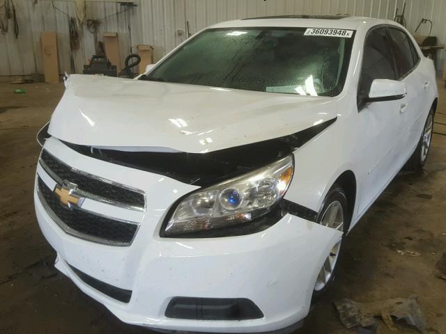 1G11C5SAXDF138039 - 2013 CHEVROLET MALIBU 1LT 白色 照片 2