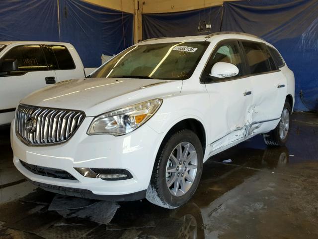 5GAKRBKDXGJ311161 - 2016 BUICK ENCLAVE WHITE photo 2