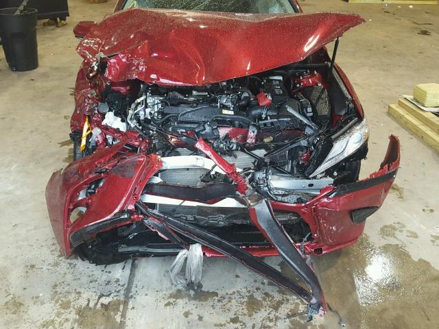 4T1B61HK8JU604307 - 2018 TOYOTA CAMRY XSE RED photo 9