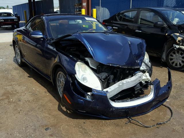 JTHFN48Y830042562 - 2003 LEXUS SC 430 BLUE photo 1