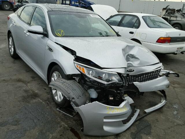 5XXGU4L33GG065711 - 2016 KIA OPTIMA EX SILVER photo 1