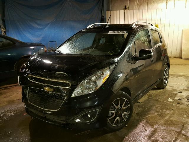 KL8CF6S93FC753998 - 2015 CHEVROLET SPARK 2LT BLACK photo 2