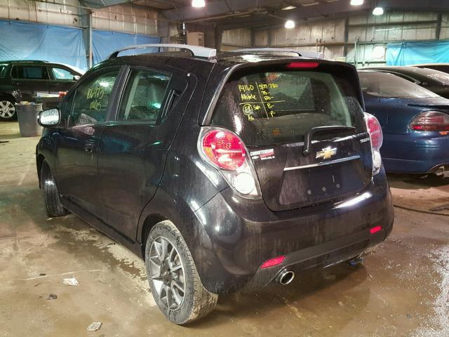 KL8CF6S93FC753998 - 2015 CHEVROLET SPARK 2LT BLACK photo 3