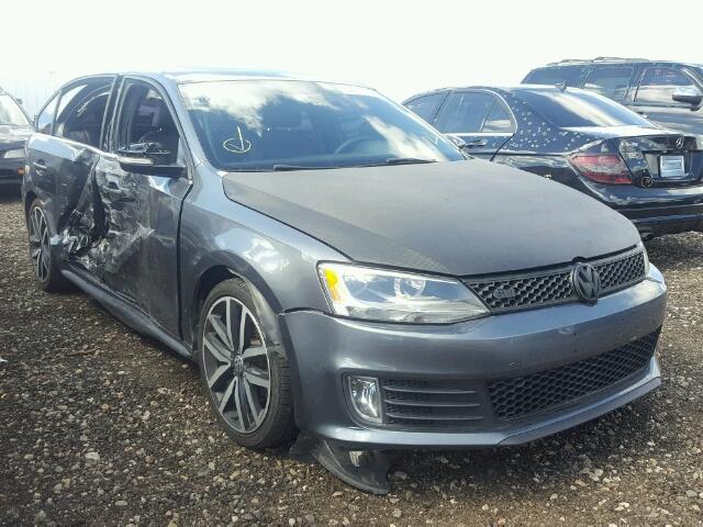 3VW5S7AJ4EM374192 - 2014 VOLKSWAGEN JETTA GLI GRAY photo 1